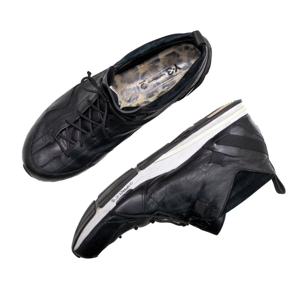 Y-3 Yohji Yamamoto x Adidas Men's Black Lark‎ Sneakers Size 10.5 US